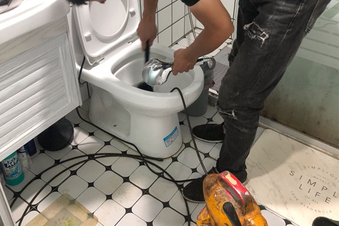 汉滨疏通下水道